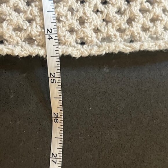 Eileen Fisher Open Stitch Crewneck Organic Cotton Sweater X-Small Bone - Picture 11 of 14